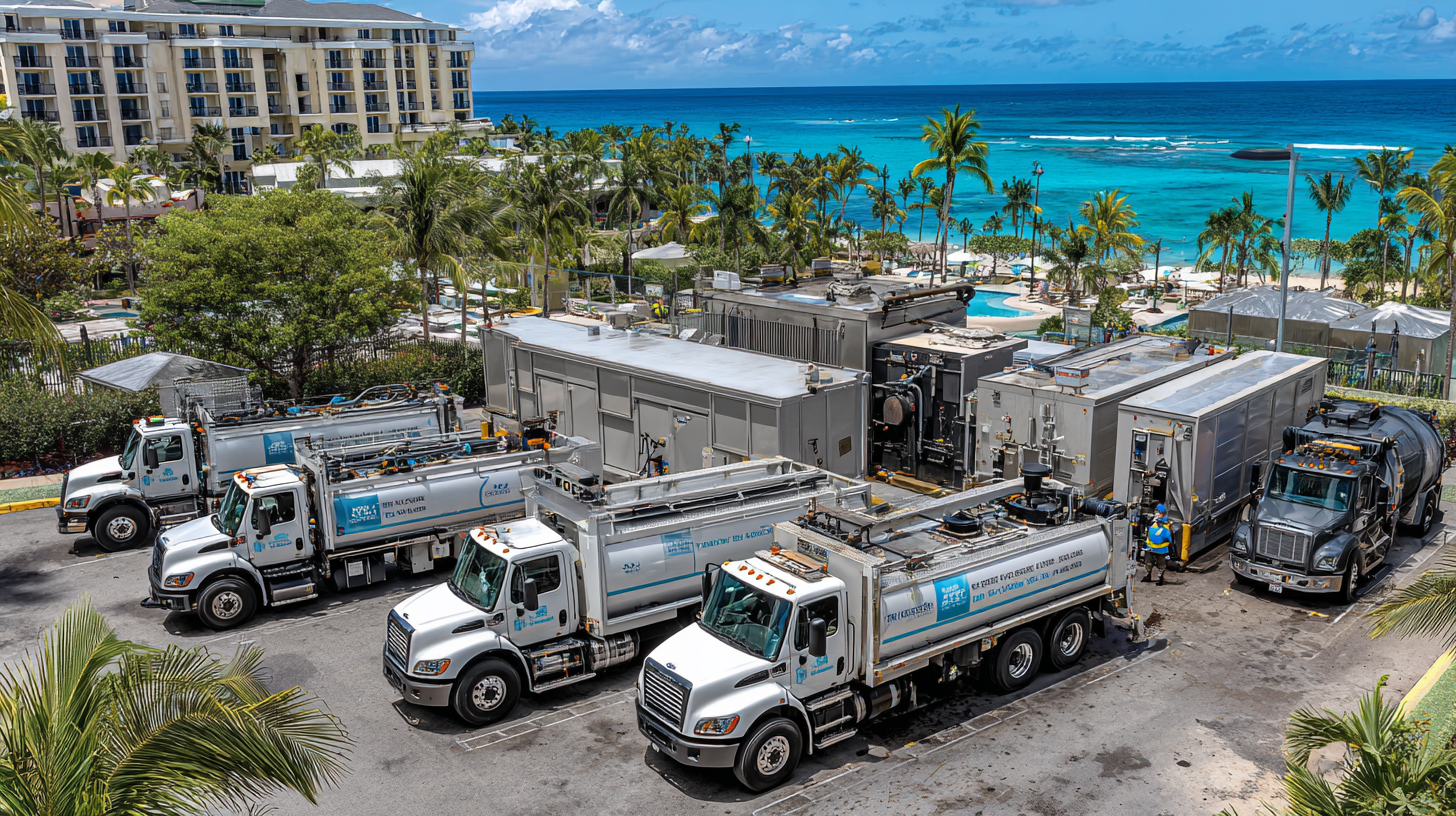 Bio-GT Service Trucks at Resort